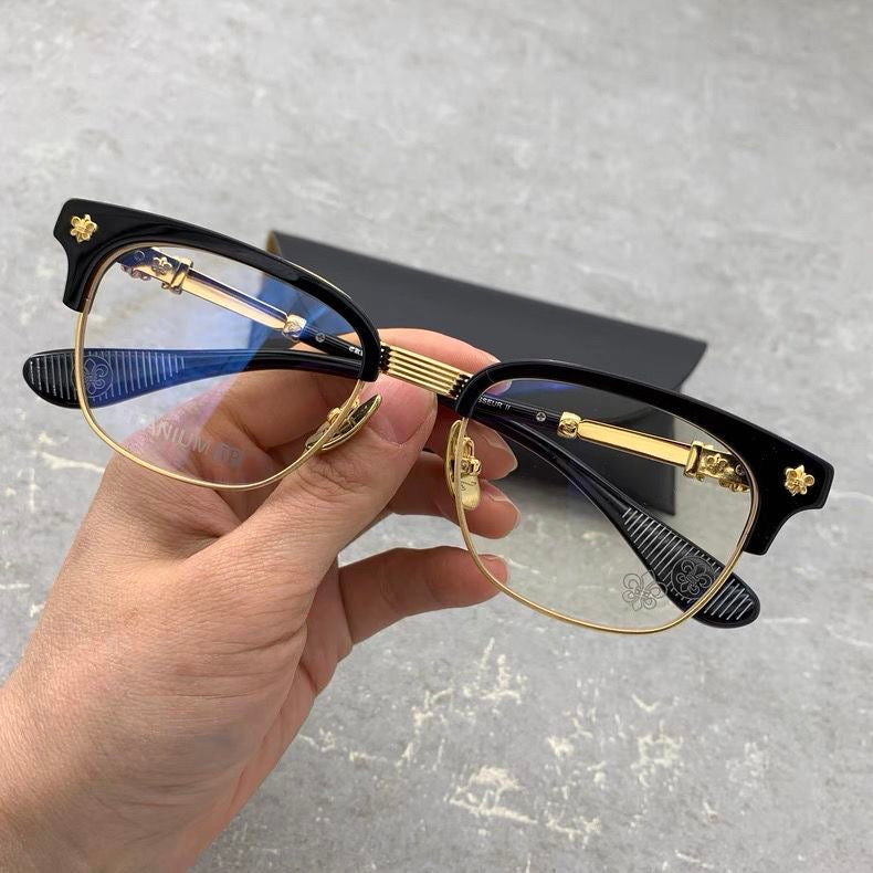 CH-Handmade half-frame glasses
