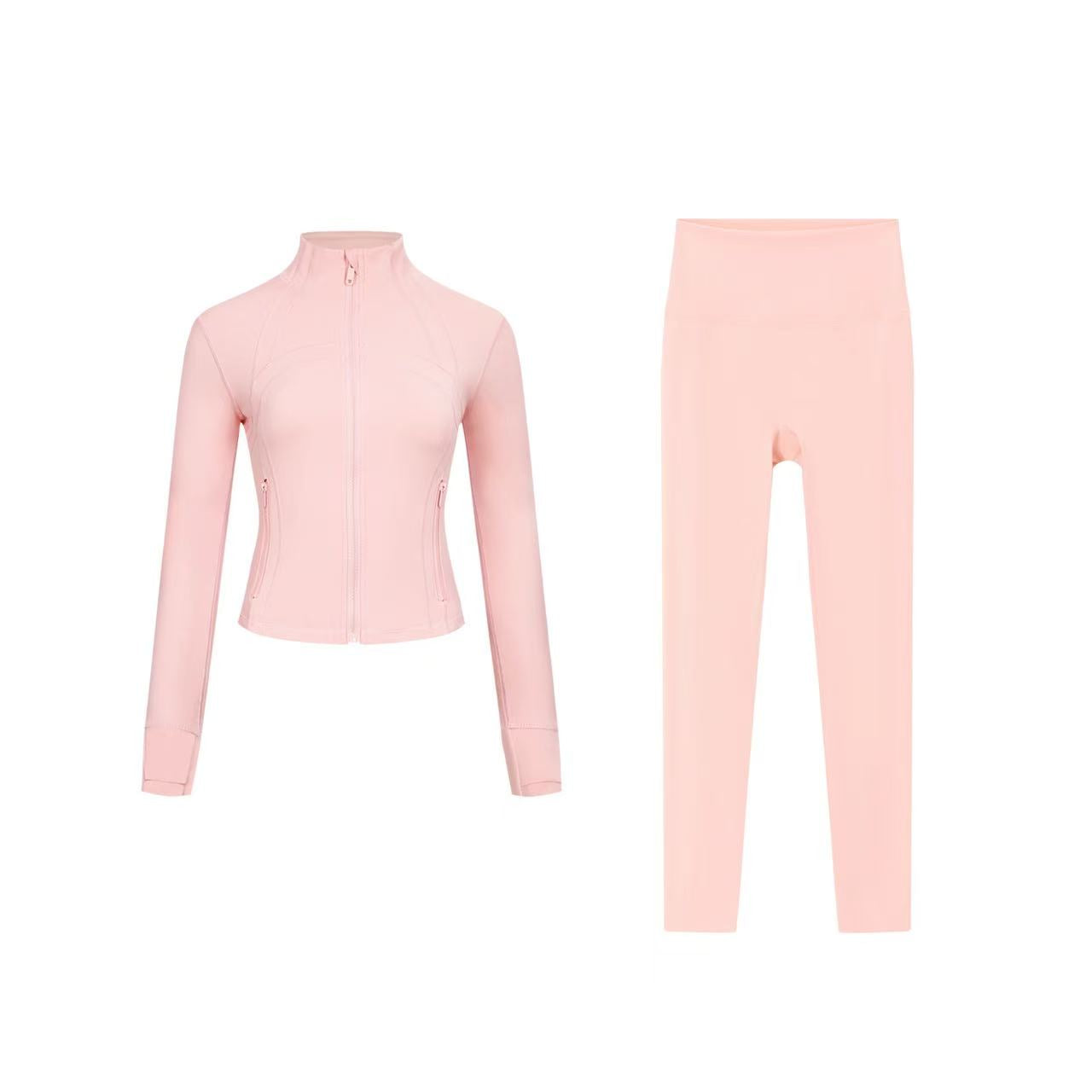 Short DF jacket and Cropped pants set
