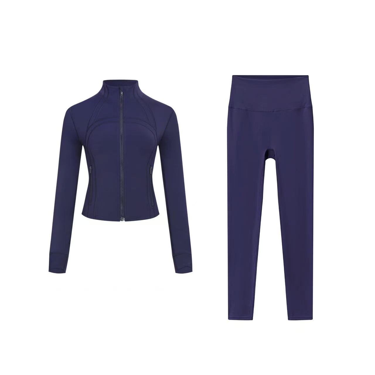 Short DF jacket and Cropped pants set