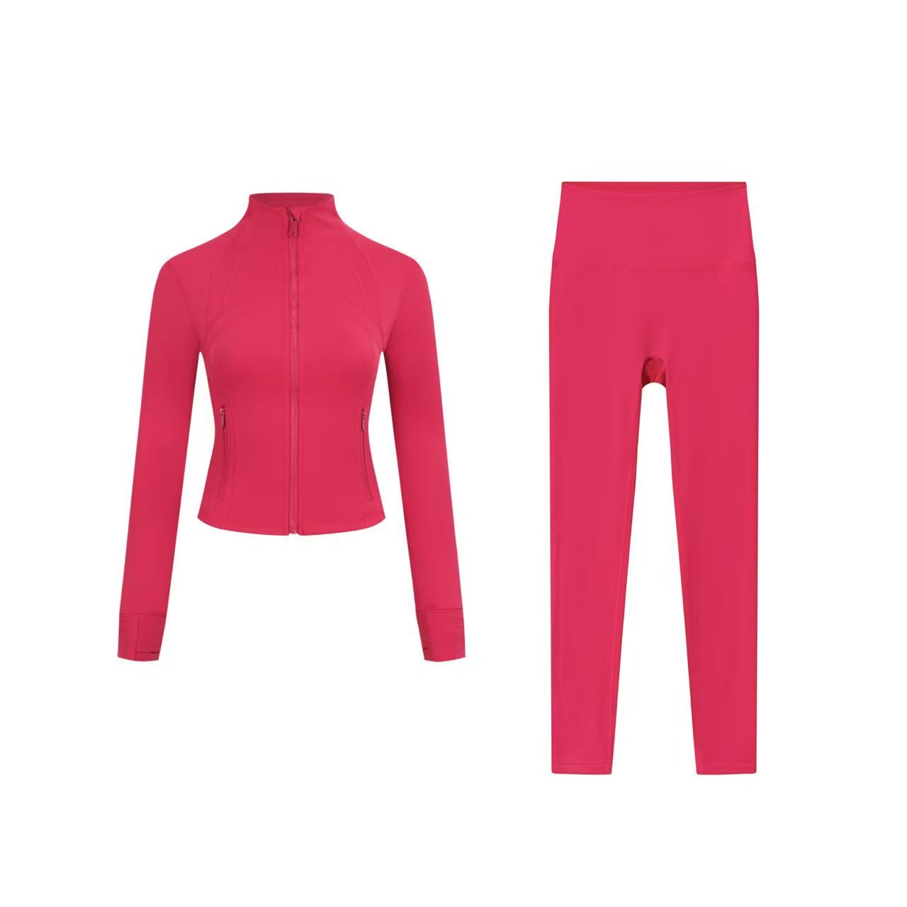 Short DF jacket and Cropped pants set