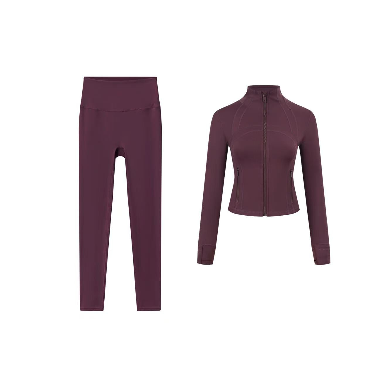 Short DF jacket and Cropped pants set