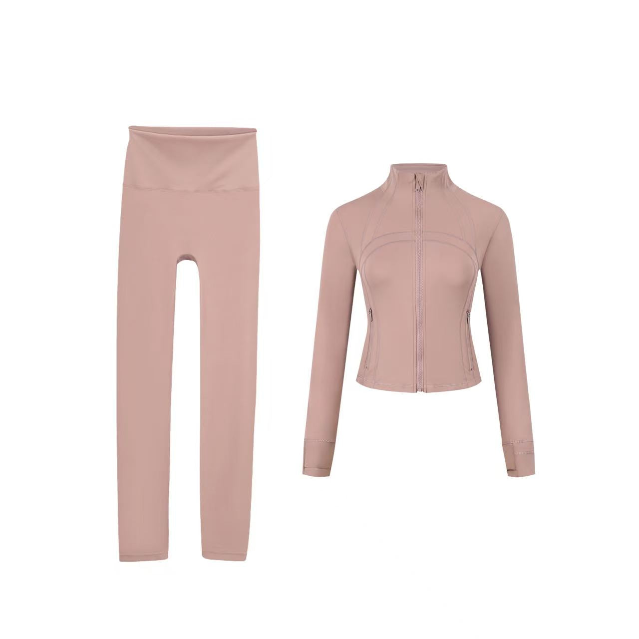 Short DF jacket and Cropped pants set