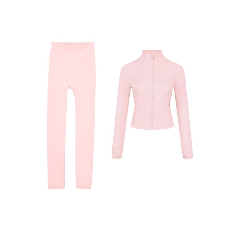 Short DF jacket and Cropped pants set