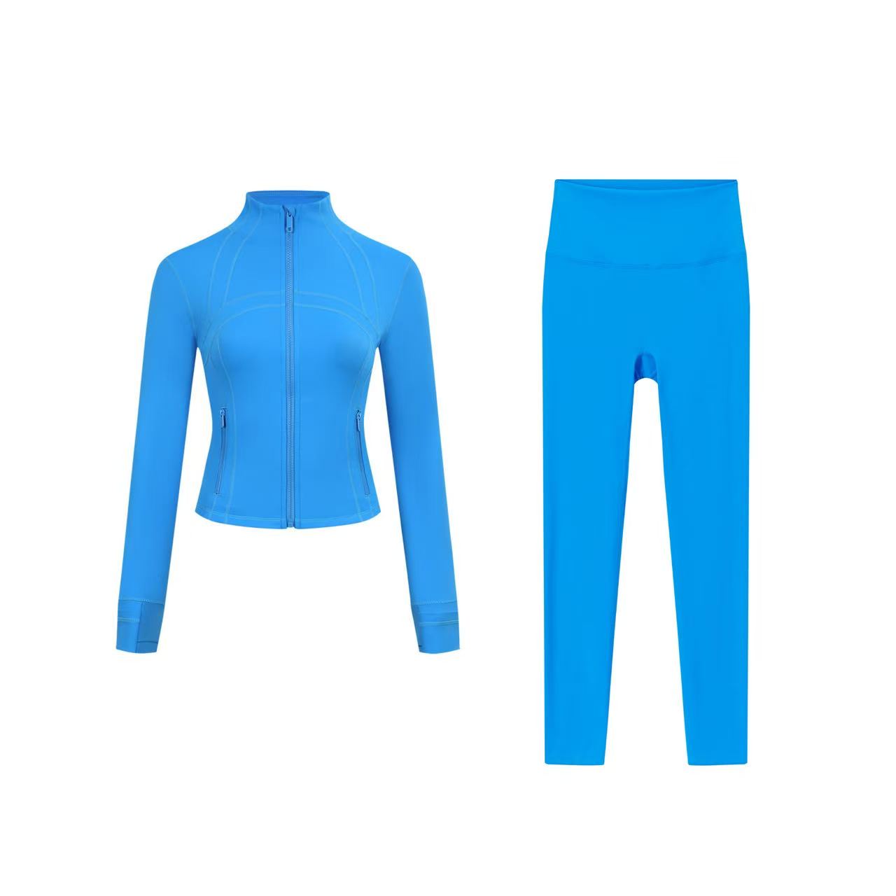 Short DF jacket and Cropped pants set