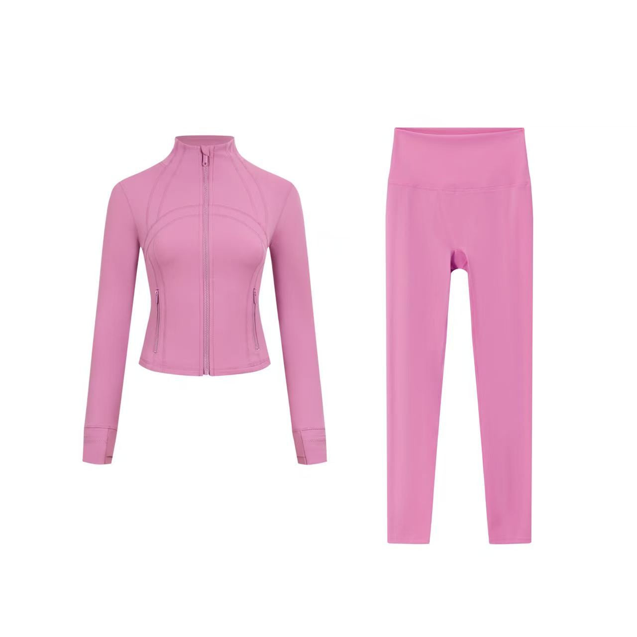 Short DF jacket and Cropped pants set