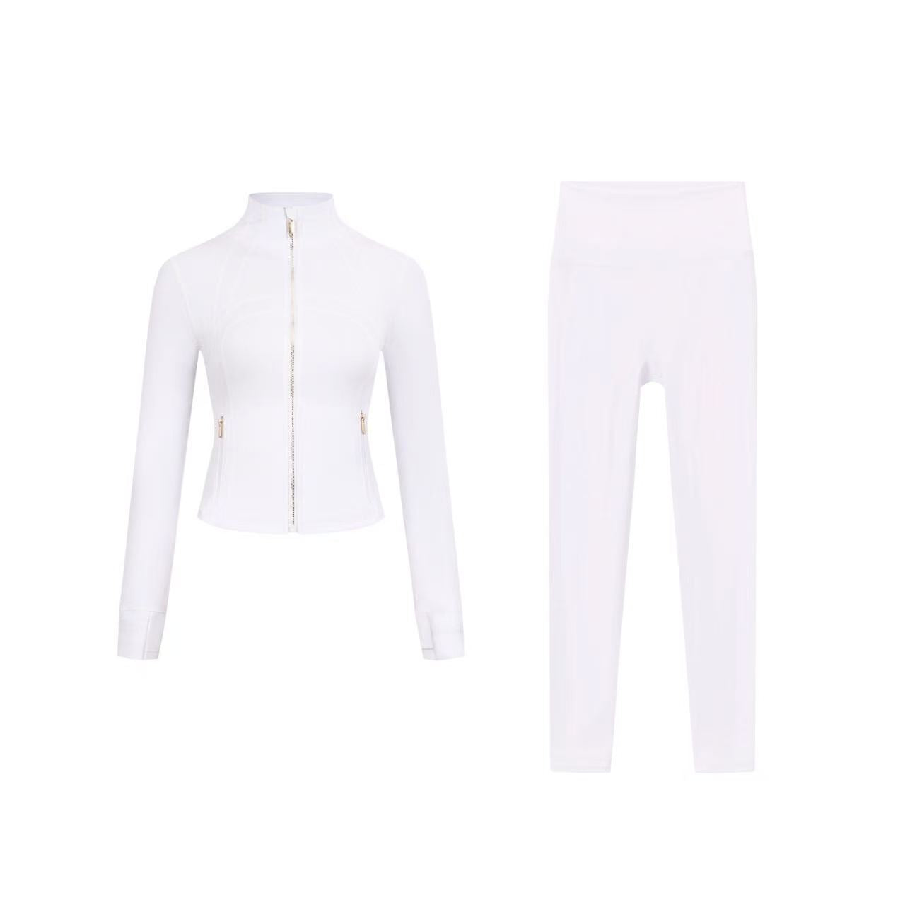 【Gold zipper】Short DF jacket and Cropped pants set