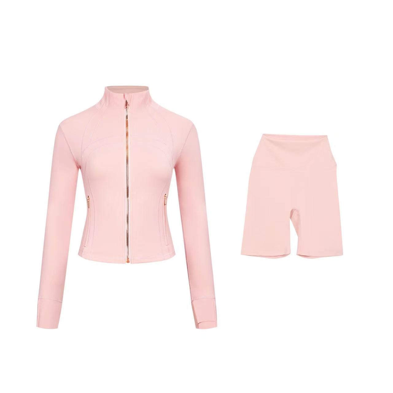 【Gold zipper】Short DF jacket and Shorts set
