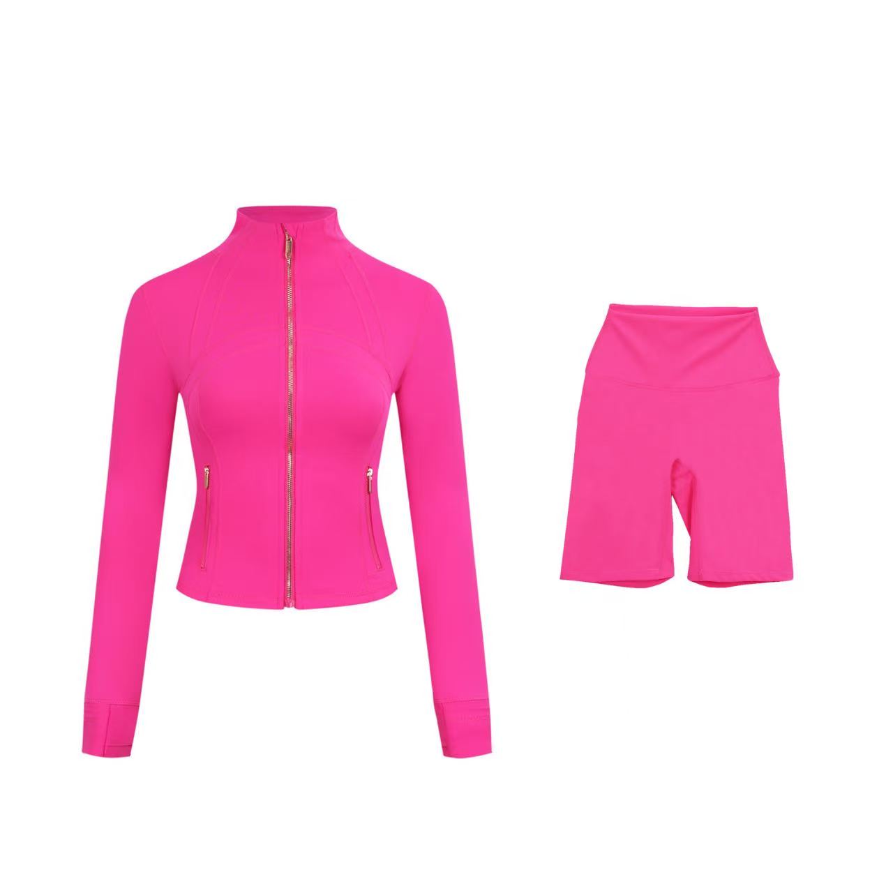【Gold zipper】Short DF jacket and Shorts set