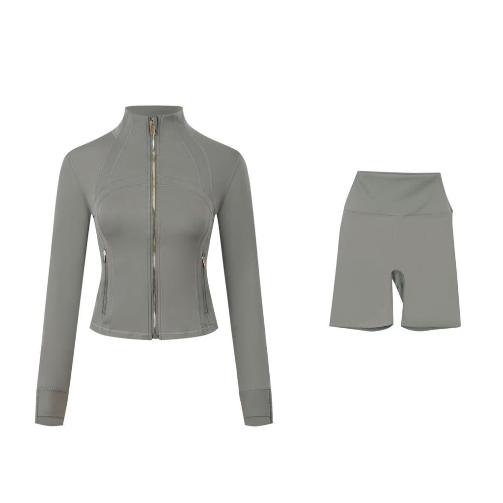 【Gold zipper】Short DF jacket and Shorts set