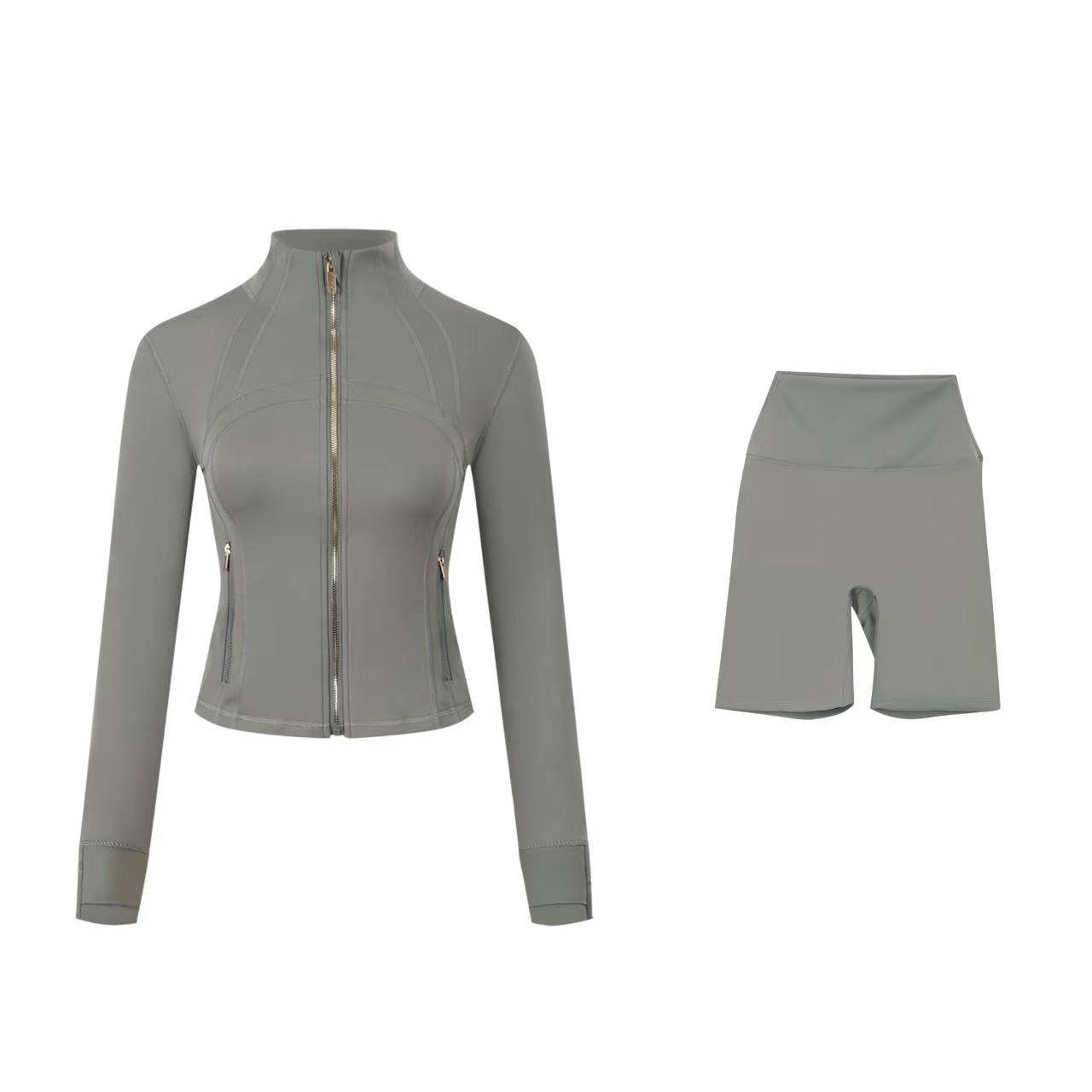 【Gold zipper】Short DF jacket and Shorts set