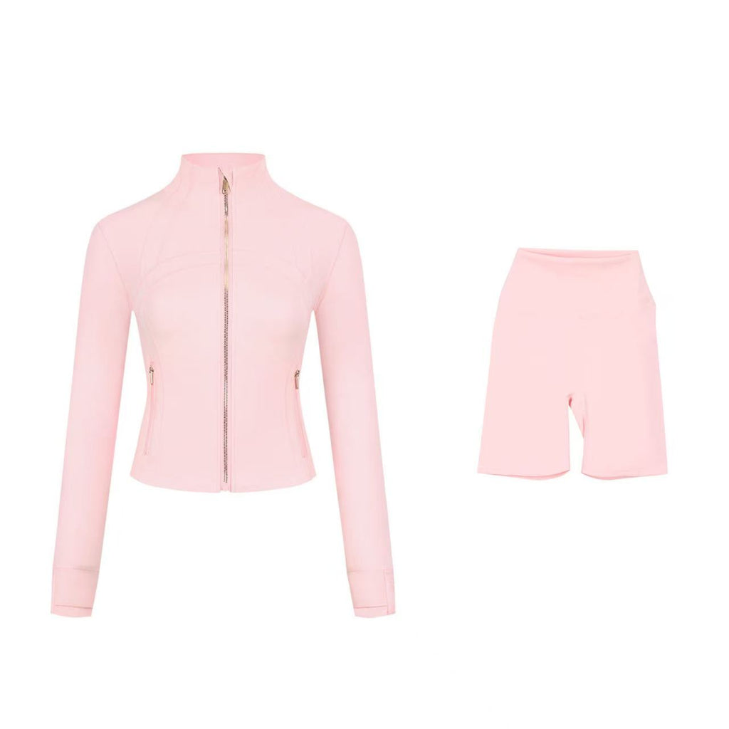 【Gold zipper】Short DF jacket and Shorts set