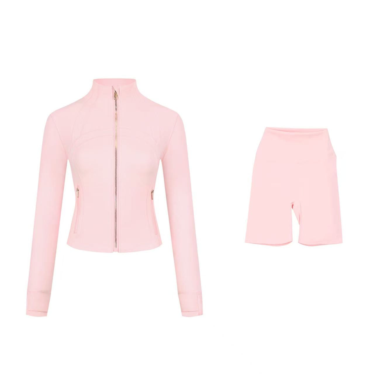 【Gold zipper】Short DF jacket and Shorts set