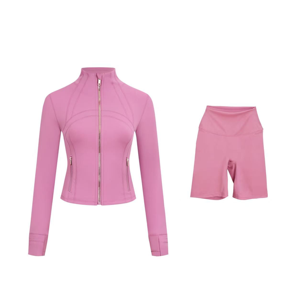 【Gold zipper】Short DF jacket and Shorts set