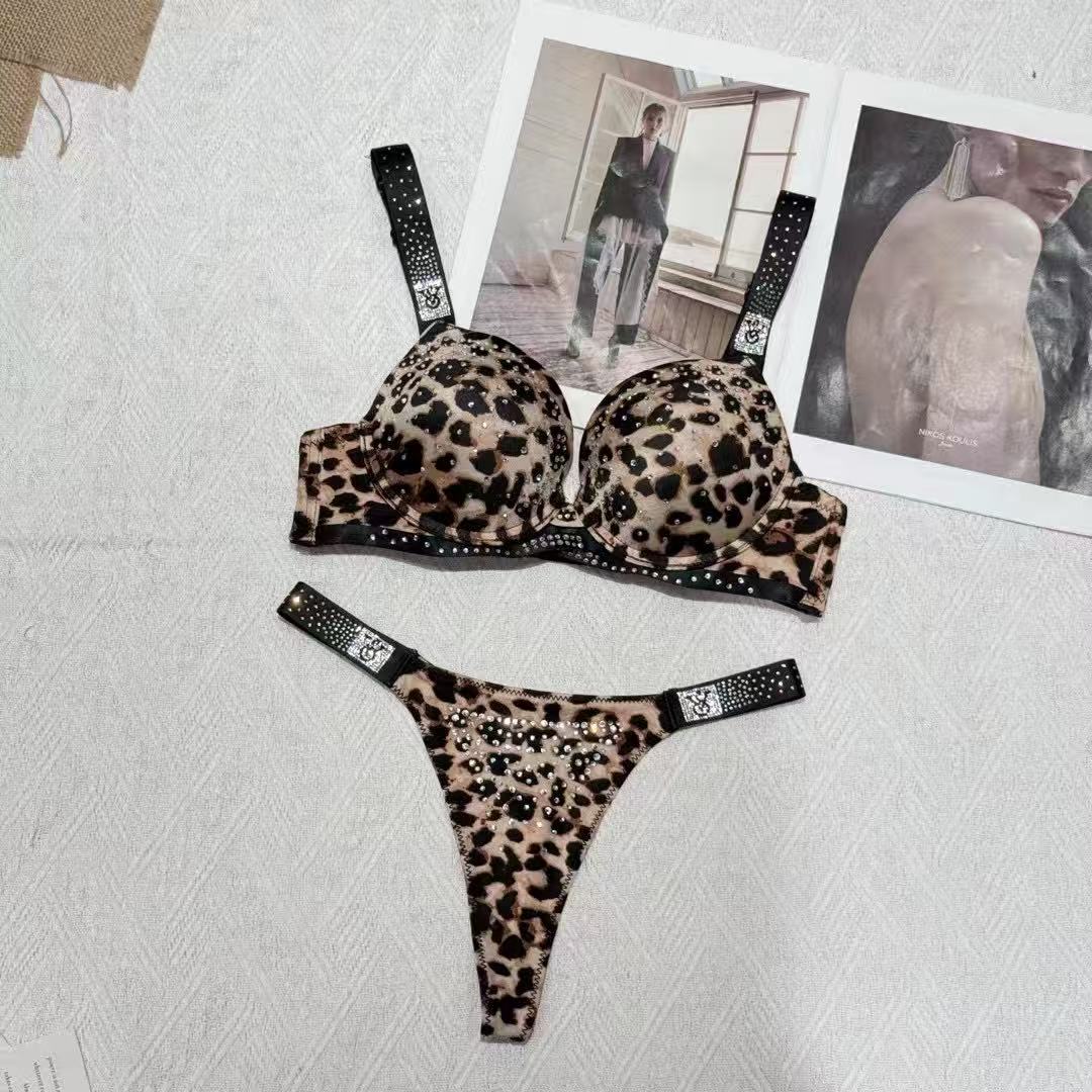Full Rhinestone Lingerie Set