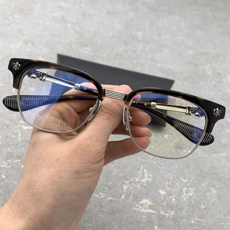 CH-Handmade half-frame glasses