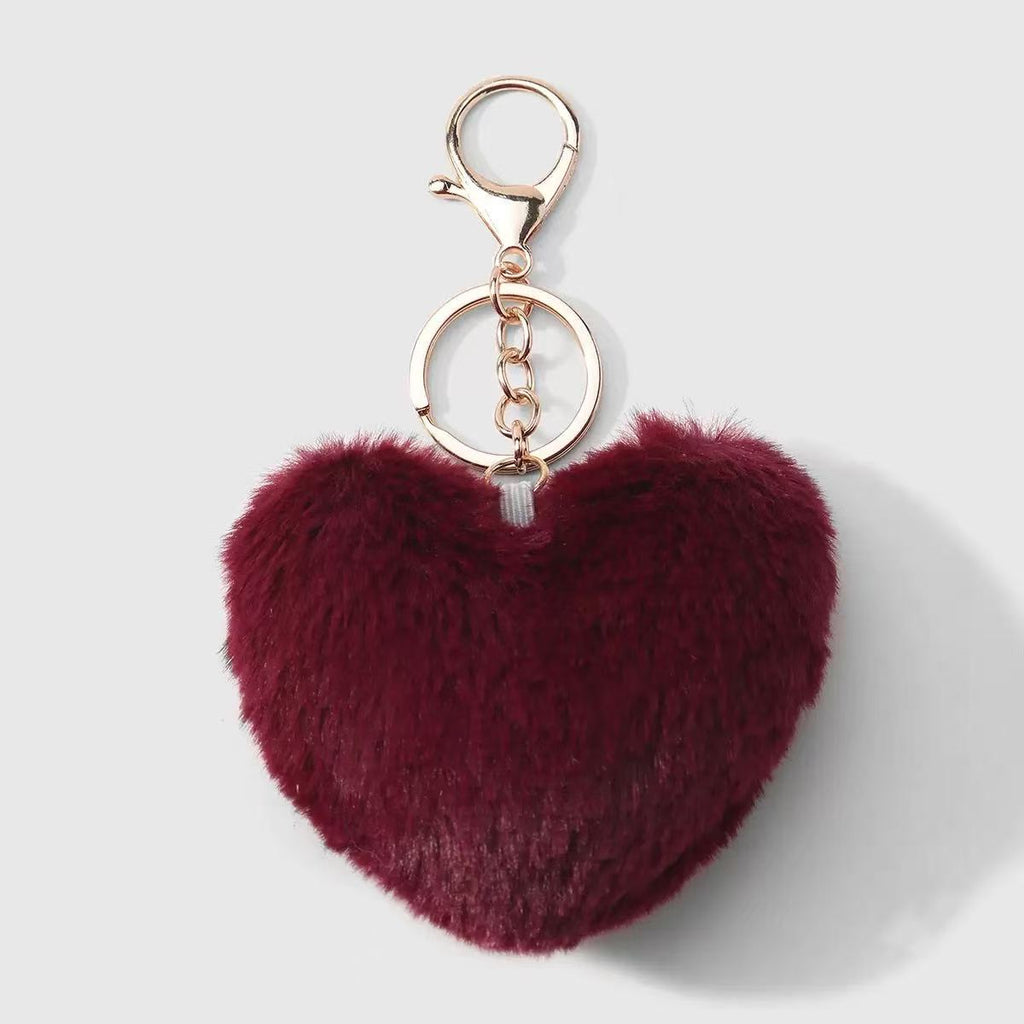 Heart Plush Bag Charm ❤️