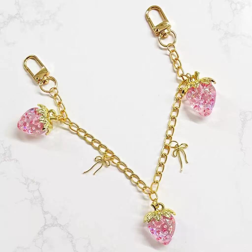 Strawberry Bag Charm