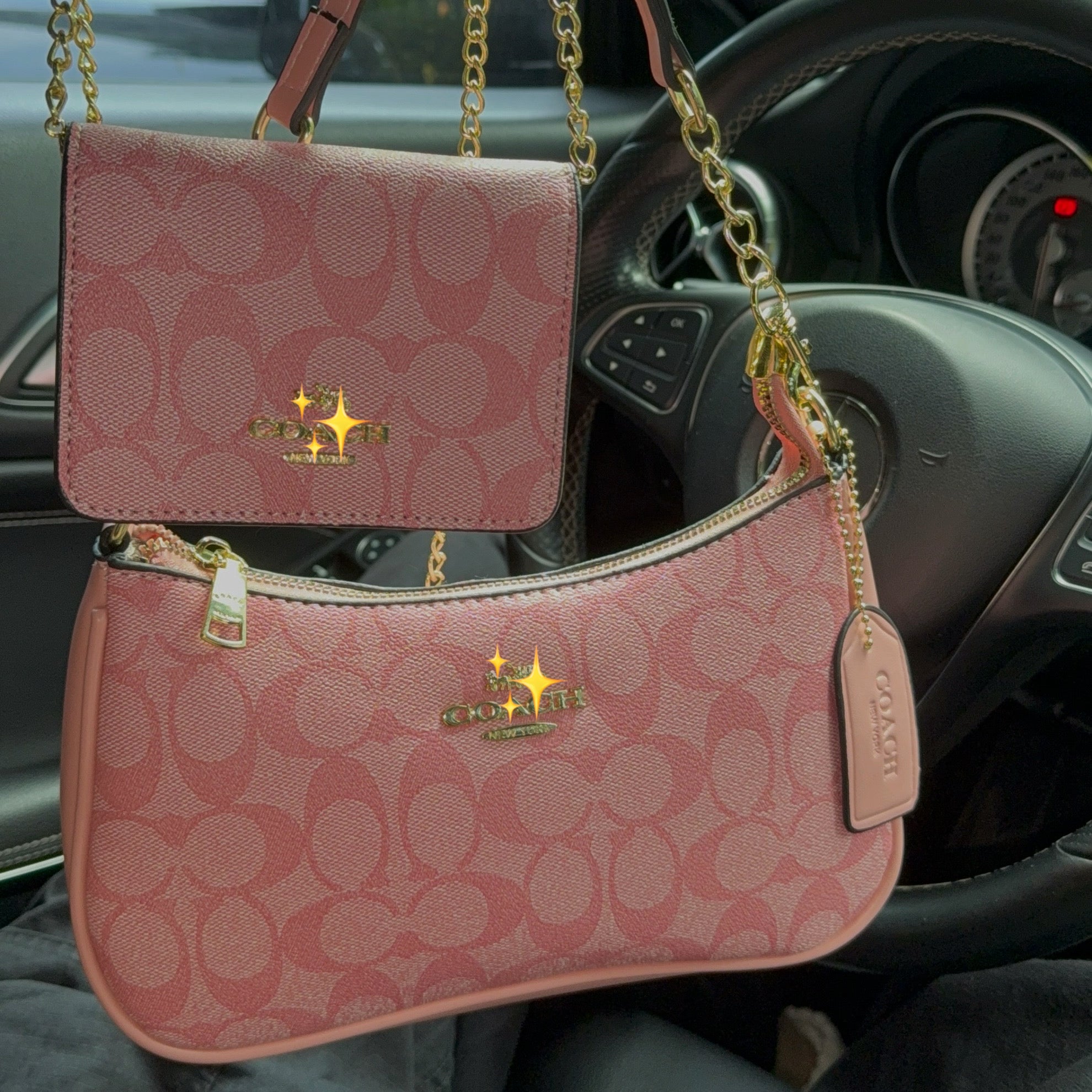 【C】Teri + Mini Chain Bag Set