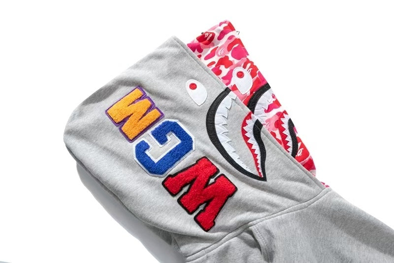 Top-tier version BA** Shark Head Double Hood Hoodie