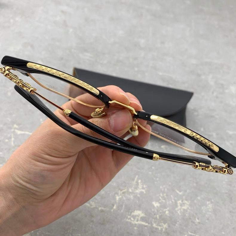 CH-Handmade half-frame glasses