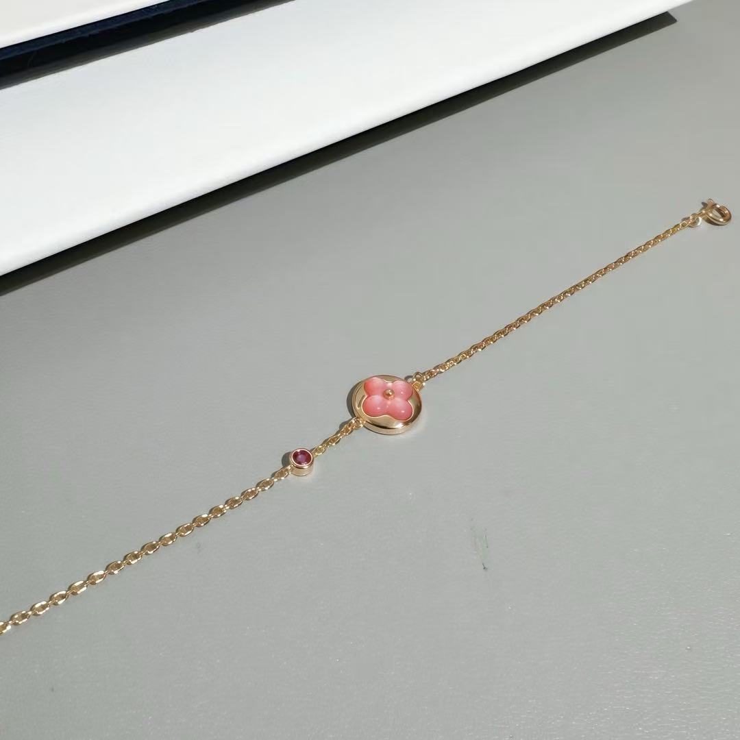 LOUIS* Color Blossom Flower Pendant Bracelet