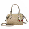 Beige mini satchel