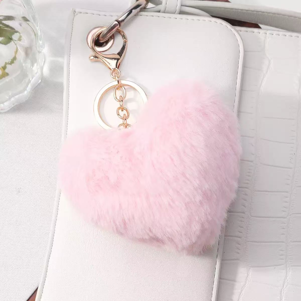 Heart Plush Bag Charm ❤️