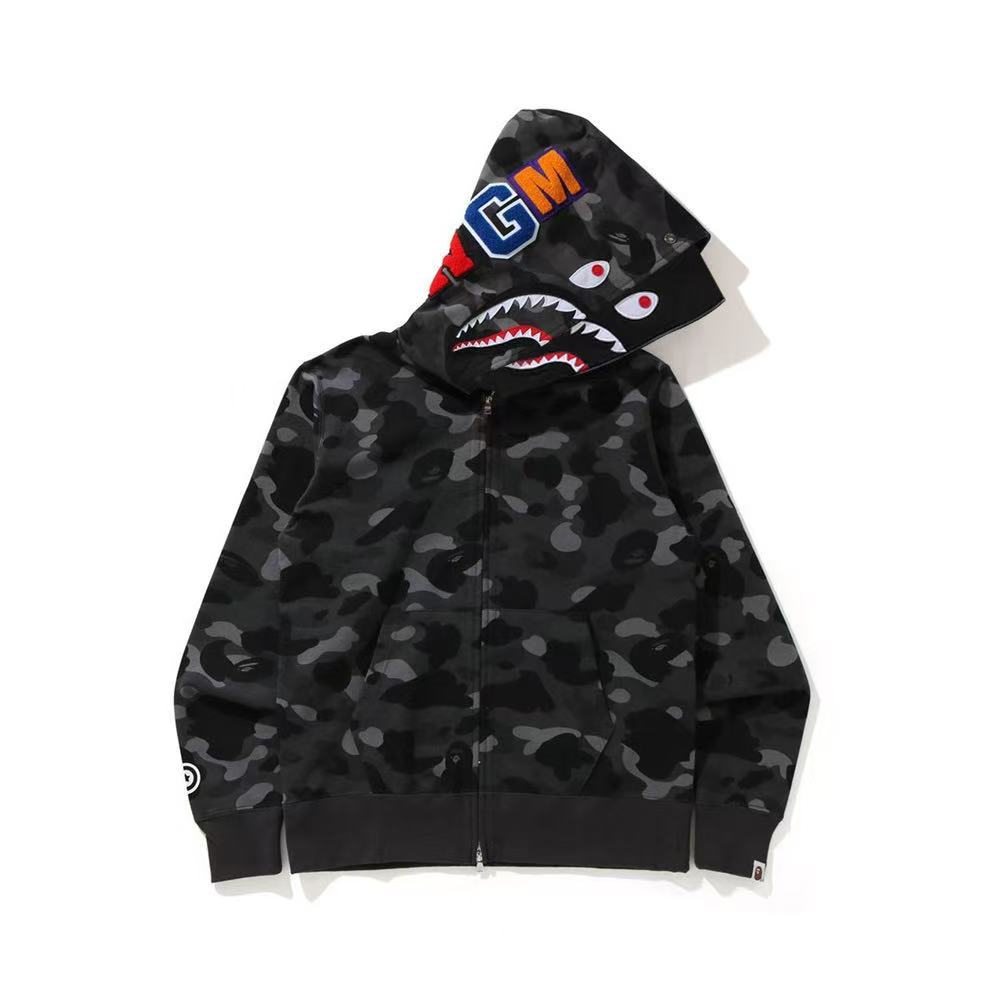 Top-tier version BA** Shark Head Double Hood Hoodie