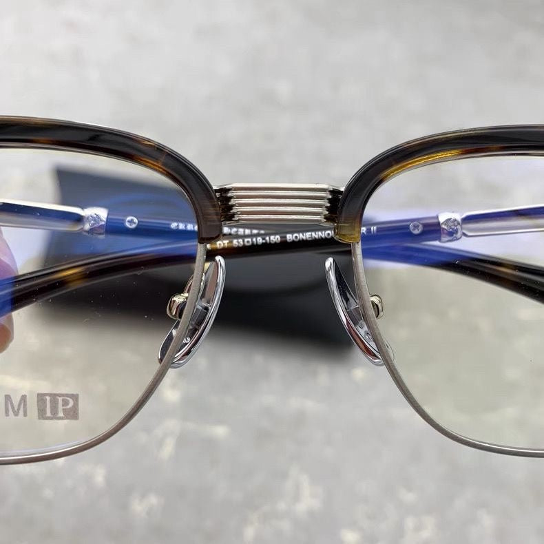 CH-Handmade half-frame glasses