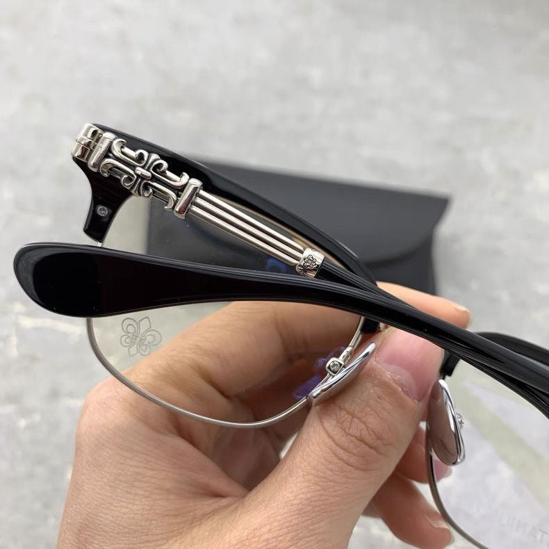 CH-Handmade half-frame glasses