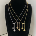 L&V Double Pendant Necklace