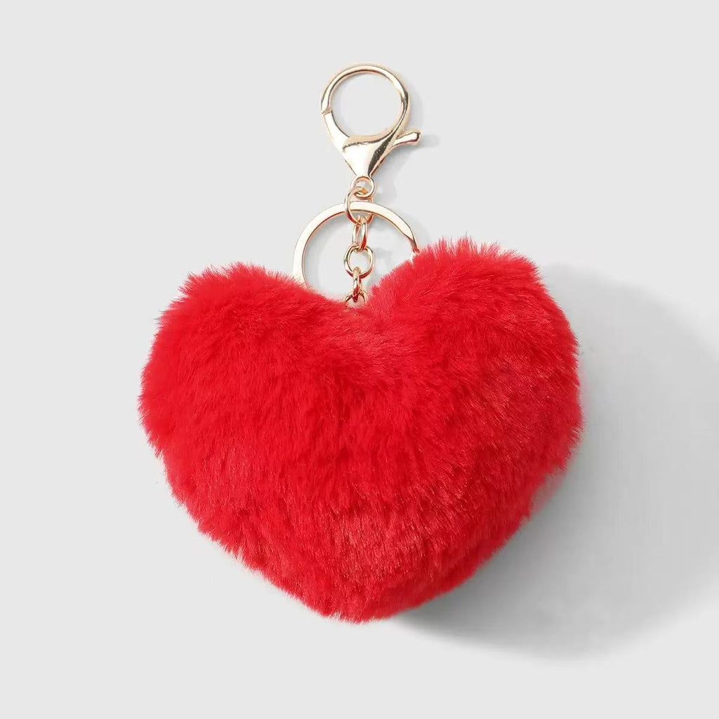 Heart Plush Bag Charm ❤️
