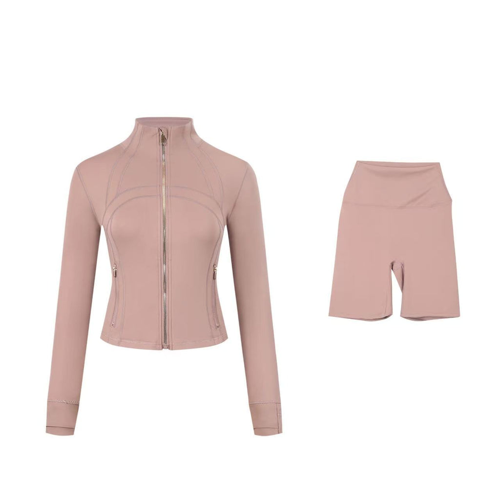 【Gold zipper】Short DF jacket and Shorts set