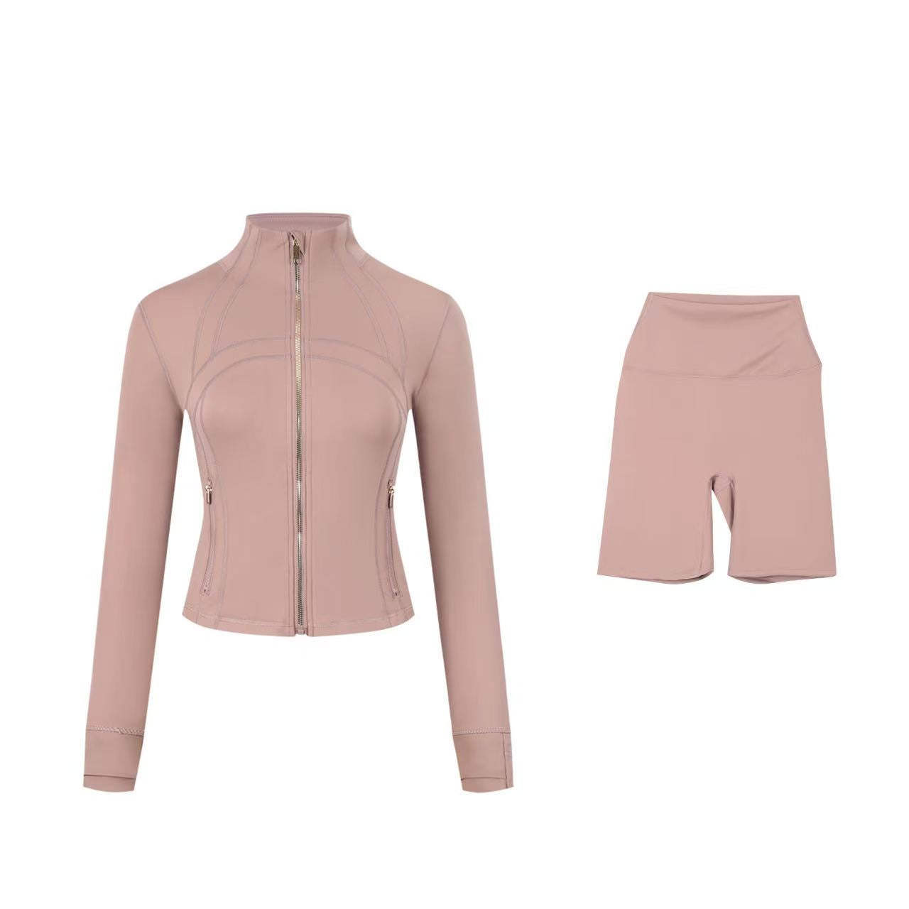 【Gold zipper】Short DF jacket and Shorts set